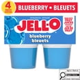 thumbnail image 1 of Jell-O Blueberry Refrigerated Ready-to-Eat Gel Snack Cups, 4 ct Cups, 1 of 15