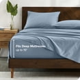 thumbnail image 4 of Bare Home 100% Organic Cotton Sheet Set - Sateen Weave, 4 of 7