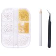 thumbnail image 2 of TopLLC Accessoires pour Ongles Ensemble de Perceuse à Ongles Semi-Circulaire Rond à Fond Plat Perceuse à Ongles, 2 of 2