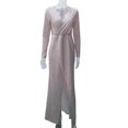 thumbnail image 2 of MesaSe Robe à Paillettes pour Femme à Col en V Profond avec Fente, Manches Longues, Robe de Boîte de Nuit, de Fête et de Soirée pour Femme, Dame, Nouveau, 2 of 3