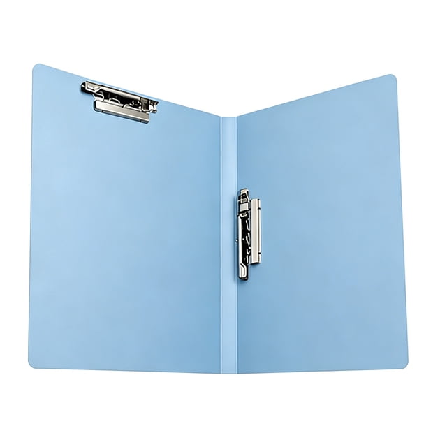 ZTTD Double Strong Clips File Folder Report Cover, Punchless Binder with 2 Clamp, Office Project Folder, Commercial or S-chool Documents File Folder, for Letter Size or A4 Size
