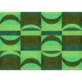 thumbnail image 1 of Ahgly Company Machine Washable Indoor Rectangle Transitional Dark Forest Green Area Rugs, 6' x 9', 1 of 7