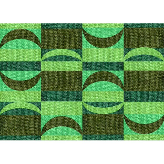 Ahgly Company Machine Washable Indoor Rectangle Transitional Dark Forest Green Area Rugs, 6' x 9'