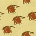 thumbnail image 1 of Ahgly Company Tapis d'Intérieur Lavable en Machine Carré Transitionnel Brun Cannelle, 8 Pieds Carré, 1 of 7