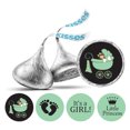 thumbnail image 1 of Darling Souvenir 190 Pcs DIY Candy Chocolate Labels Its A Girl Theme Stickers-Mint, 1 of 2