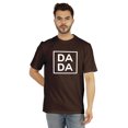 thumbnail image 1 of Inkmeso Men's Graphic Printed Da Da€ Quotes First Time Daddy Tshirt Cotton Jersey Tee, 1 of 7