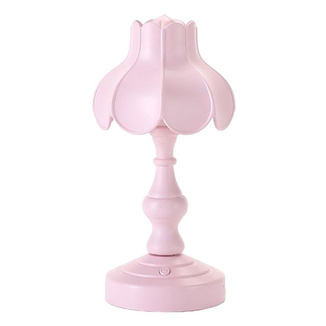 Milaget Lampe de Table Rechargeable Lampe de Bureau LED Petite Lampe de Lecture Nuit Rose