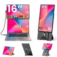 thumbnail image 1 of TUTT Rallonge d'Écran d'Ordinateur Portable 16 Pouces avec Support, Ratio 16:10, USB-C/HDMI + Haut-Parleur / Moniteur Portable à Multiples Positions / Recharge Inversée, Prêt à l'Emploi pour Mac/OS/Wins/Chrome/Dex N2, 1 of 11