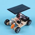 thumbnail image 3 of Assembled Racing Car Model Toy Easy to Assembly Wooden DIY Mini Solar Wireless Racing Car for Kids, 3 of 7