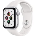 thumbnail image 1 of Refurbished Apple Watch SE (2020) 1st Gen 44mm A2352 (GPS Only, No Cellular) Silver (Grade A+), 1 of 3