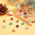 thumbnail image 3 of CHUANK 100pcs 10 Color Crackle Glass Beads 10mm Handcrafted Lampwork Round Crystal Beads Bulk, 3 of 9