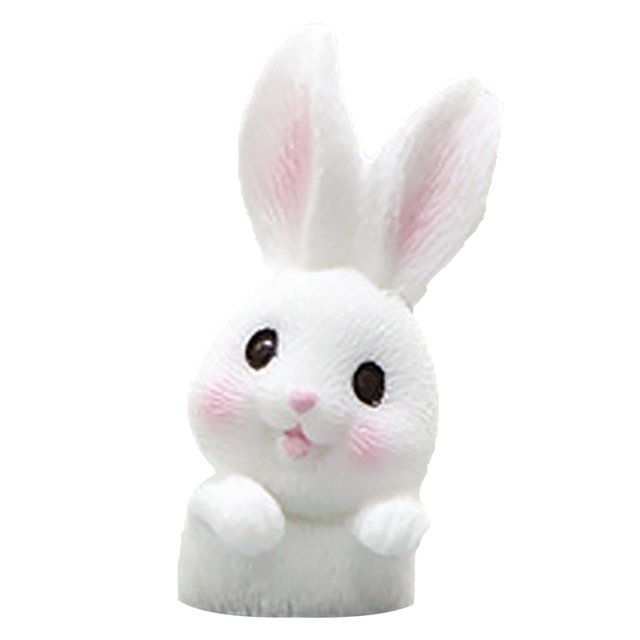 Small Cute Rabbit Gardening Succulents Resin Decorative Ornaments