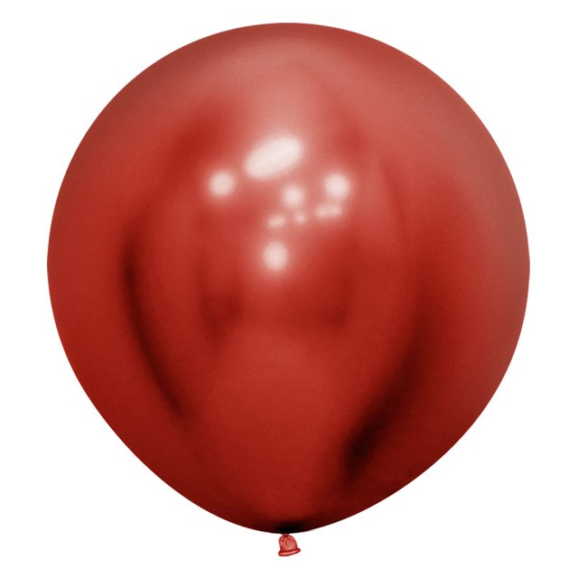 Vibrant Red Reflex Crystal Large Party Supplies – 10ct Biodegradable Durable Balloons for Birthdays – Perfect for Unisex Celebrations – Eco-Friendly Fun!