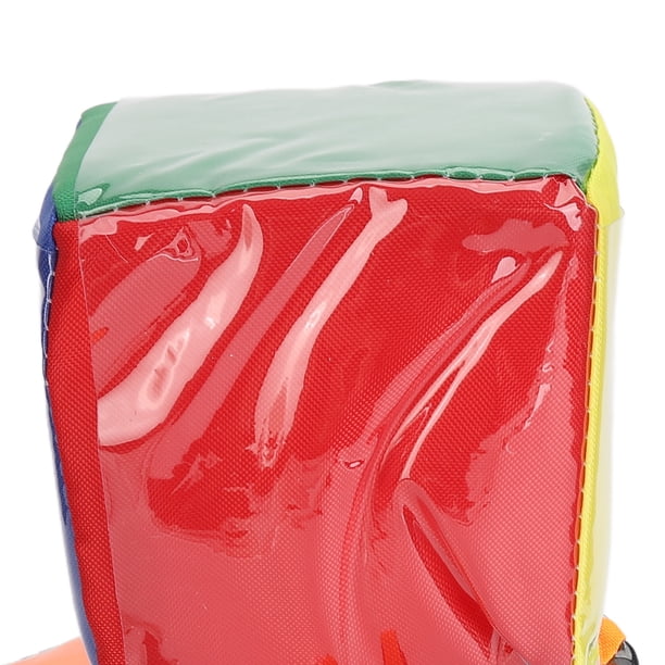 Lot De 2 Grands Cubes D'apprentissage En Mousse – Poches Transparentes 6 Faces – 10 Cm – Couleurs Vives – Pour Enfants – Développement Cognitif, école, Maison – Cadeau éducatif