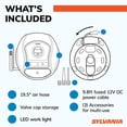 thumbnail image 4 of Sylvania Plus Portable Tire Inflator with Auto Stop, LED Digital Display & Case, 4 of 7