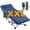 TTG Surdimensionné Bleu, variante sur Slsy Lit Pliant TTG avec Matelas à Deux Côtés de 3,3 Pouces, Lits de Camping Pliants 78 Pouces* 32 Pouces avec Sac de Transport, Lit de Couchage Pliant Lit d'Appoint