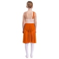 thumbnail image 2 of Lejafay Robe de Danse Lyrique Sans Manches pour Filles Justaucorps Color Block Orange 10, 2 of 8