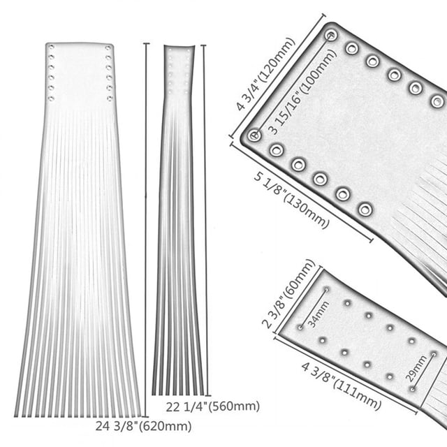 Universal Hand Grips Tassel Fringe Wrap Cover Motorcycle Brake Lever Streamer 7/8in 1in Replacement