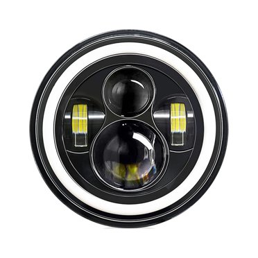 1Pcs 7 inch Car Motorcycle LED Headlight with DRL/Turn Signal/Low Beam/High Beam 7'' Round Headlight
