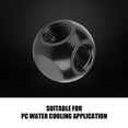 thumbnail image 3 of Water Cooling Way Adapter,Computer Water Cooling Fitting Water Cooling Connector Threaded Water Cooling Adapter World-Class Design, 3 of 7