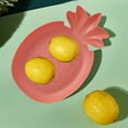 thumbnail image 1 of Chmadoxn Kitchen Gadgets, Pineapple Plastic Plates Plastic Plates Candy Plates Easy To Clean Durables Suitable For Living Room Kitchen Toilet Office Solid Color Plates Pineapple Plate, 1 of 6
