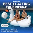 thumbnail image 3 of Swimline Giant Swan Inflatable Ride-On Swimming Pool Raft Float, White, 3 of 8