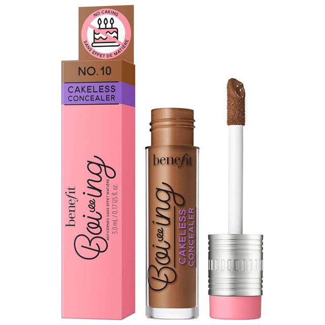 Benefit Cosmetics Boi-ing Cache-Cernes Liquide Imperméable Sans Cakeless à Couvrance Totale Teinte 10 Droit Activé