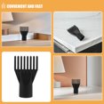thumbnail image 3 of Homoyoyo 5PCS Plastic Styling Nozzle Hair Dryer Nozzle Quick Drying for Pet Owners at Home Use, 3 of 8