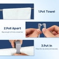 thumbnail image 4 of 6Pcs Towel Clips For Kitchen, Hand Towel Clips Towel Clamps, Kitchen Clips Chair Towel Clips For Bathroom Towel Rods And Racks Oven Handle No Paper Towels On The Ground, Keeps Towel From Falling, 4 of 7