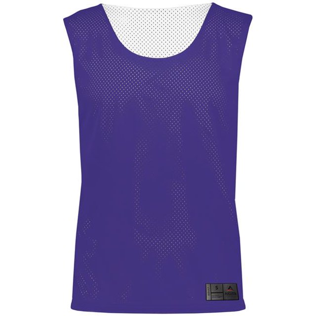 ASI 9717.450.XL Adult Mesh Reversible Pinnie Top, Purple & White - Extra Large