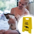 thumbnail image 4 of AKEGAMN Clearance! Caution Cat Vomit Sign Humorous Double Printed Desk Warning Sign Humorous Double Printed Desk Warning Sign Funny For Cat Lovers(Red Or Yellow) Caution Cat Vomit Sign Humorous Doub, 4 of 8