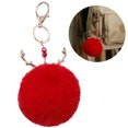 thumbnail image 2 of Bangcool Christmas Key Chain Creative Elk Pompom Key Ring Pendant Purse Charm Bag Charm, 2 of 10