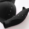 thumbnail image 4 of AherBiu Womens Plus Size Bras Large Bust Full Coverage Wireless High Supportive Bralette Solid Color Push up Bras, 4 of 7