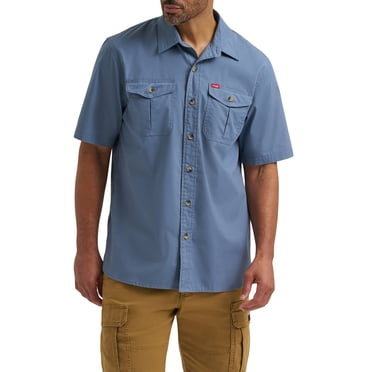 Chemise tissée à manches courtes Heritage pour hommes Wrangler®