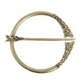 thumbnail image 1 of Retro Classy Penannular Spiral Brooch Amulet  Scarf Shawl Pin Antique Copper 2, 1 of 5