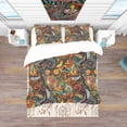 thumbnail image 3 of Designart Ensemble de Literie Bohème & Éclectique 'Paisley Floral Pattern' - Housse de Couette et Shams, 3 of 4