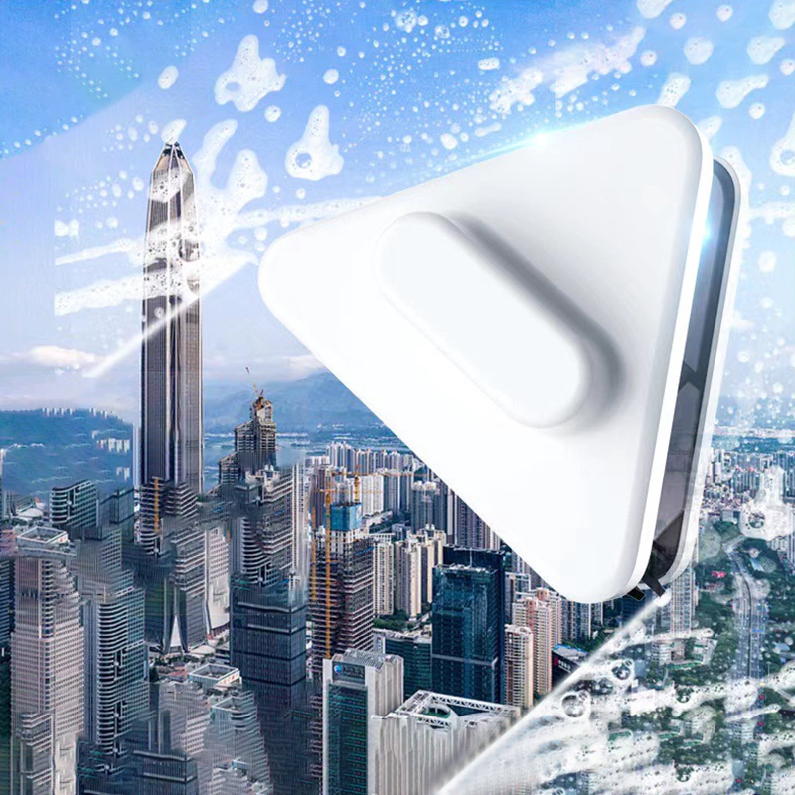 Window Cleaning Machine Tools Magnetic Window Cleaning Tool Double Sided Glass Cleaner for Windshield ...