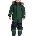 thumbnail image 2 of LSLJS Enfants Filles Garçons Combinaisons de Neige Colorées une-Pièce Combinaisons de Ski Vestes Combinaisons d'Hiver, Combinaisons de Neige pour Bébés Garçons, 2 of 7