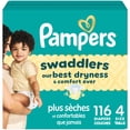 thumbnail image 1 of Pampers Swaddlers Diapers, Size S4 (15-34 lbs), Absorbent, Keeps Baby Dry and Comfortable, Skin Safe Disposable Baby Diaper, 1 of 26
