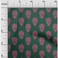 thumbnail image 1 of oneOone Silk Tabby Fabric Floral Block Printed Craft Fabric BTY 42 Inch Wide, 1 of 4