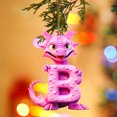 thumbnail image 3 of Meitianfacai 26 Letters Christmas Tree Decoration Pendant Christmas Tree Ornaments Personalized DIY Christmas Ornaments Christmas Decoration Xmas Tree Hanging Decor Feature, 3 of 3