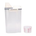 thumbnail image 4 of LAFGUR Pet Food Container Plastic Dog Food Storage Container Food Dispenser Seal Buckles With Measuring Cup For Dog Cat, 4 of 8