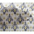 thumbnail image 4 of oneOone Viscose Chiffon Fabric Diamond & Swirl Ikat Print Fabric By The Yard 42 Inch Wide, 4 of 4