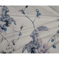 thumbnail image 4 of oneOone Polyester Spandex Dusty Gray Fabric Floral & Peacock Sewing Material Print Fabric By The Yard 56 Inch Wide, 4 of 4