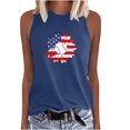 thumbnail image 1 of Birdeem Womens Sleeveless Top V-Neck Pullover Printing Vest, 1 of 1