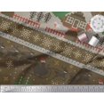 thumbnail image 3 of Soimoi polyester Crepe Fabric Cross Stitch Christmas Fabric Prints By Yard 42 Inch Wide, 3 of 3