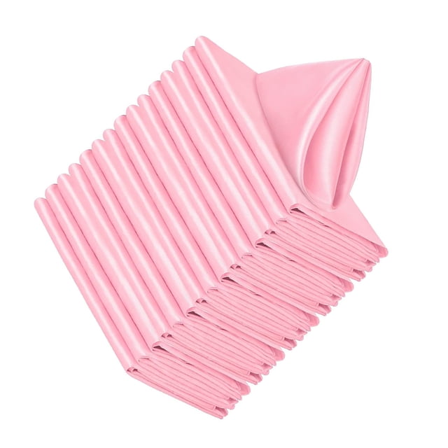 Redempat 20pack/lot Soft And Comfortable Table Napkins Made Of Polyester Wide Application pink