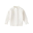 thumbnail image 1 of KYAIGUO Chandail à Enfiler pour Filles Tout-Petits 1-8T, Bébé, Chaud, Col Rond, Tricot à Fleurs, 1 of 9