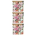 thumbnail image 2 of Wweixi Whimsical Blooms Low Maintenance Artificial Flower Collection Realistic pink LH002 3Set, 2 of 6