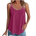 thumbnail image 2 of EGNMCR Débardeurs pour Femmes Femmes Col Rond Mode Sans Manches Confortable Camisole, 2 of 6